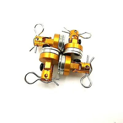 Magnetic Invisible Body Post Mount For 1/10 Rc Drift Car. Tamiya Kyosho GOLD • £7.29