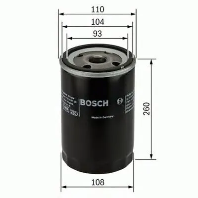 Bosch Cv Oil Filter P3001 - 0451403001 • $58.60