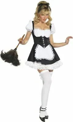 Sexy French Housekeeper Maid Servant DELUXE ADULT CHAMBERMAID COSTUME • $34.99