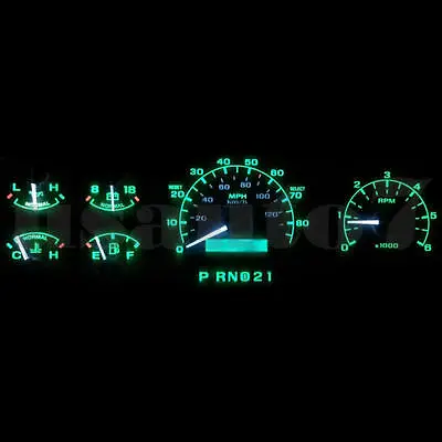 Dash Cluster Gauge GREEN LED LIGHT BULB KIT Fit 92-96 Ford F150 F250 F350 Bronco • $9.99