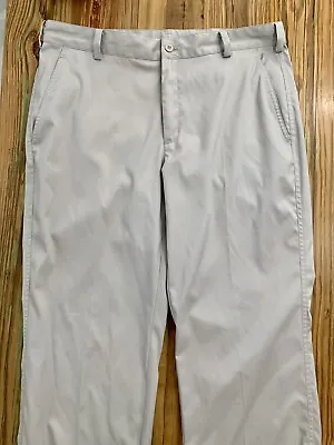 Nike Golf Pants Mens 34x30 Beige Khaki Standard Fit Performance Dri-Fit • $0.99