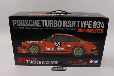 Tamiya Porsche Turbo RSR Type 934 Jagermeister 40th Anniversary TA02-SW 84431 • $749.99