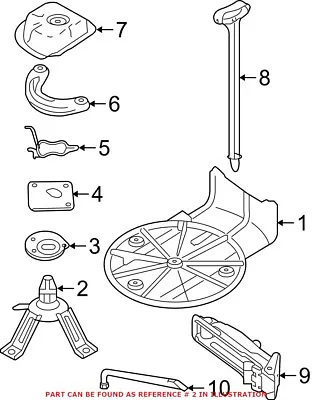 Genuine OEM Spare Tire Bracket For Mini 51717184110 • $115.90