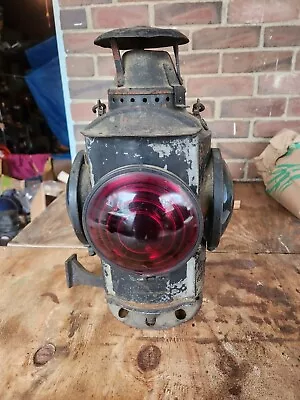 Antique Hiram Piper Co Limited Makers Montreal Cabboose Lantern • $26.59