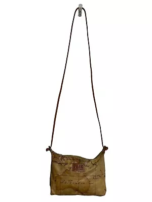 Alviero Martini 1 Classe Atlas Map Purse Bag Shoulder Strap Made In Italy • $62.99