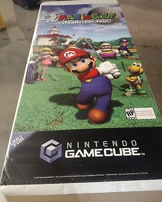 5' Mario Golf Toadstool Tour Nintendo GameCube Store Display Sign Standee Promo  • $125
