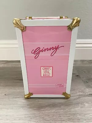 Vintage Vogue Ginny PINK Ballet Wardrobe Metal Trunk With Outfits 🩰 • $44.99