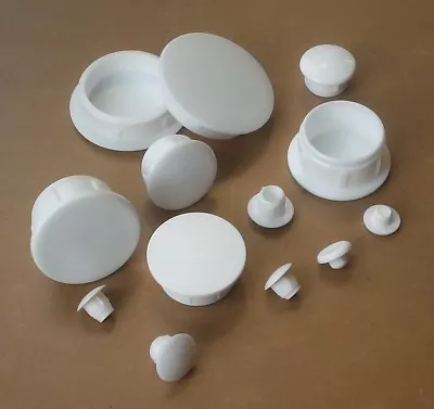 £2.16 • Buy  Hole Plugs Plastic Blanking Masking Finishing Inserts / Various Sizes / WHITE