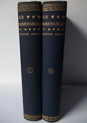Les Miserables - 2 Volume Set - Victor Hugo - Al Burt Publisher Early 1900s • $1500