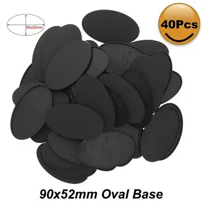 40pcs Oval Bases 90X52mm Oval Base Plastic Bases For Miniature War Games MB990 • $9.99