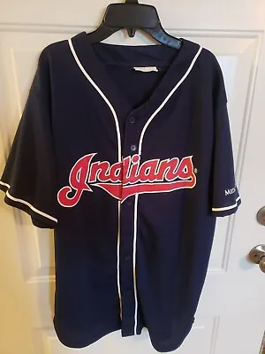 Cleveland Indians #13 Omar Vizquel Giveaway Promotional Button Jersey Size XL • $25