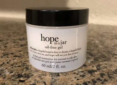 NEW SEALED Philosophy Hope In A Jar OIL-FREE GEL Moisturizer 2 OZ Normal To Oily • $34.90