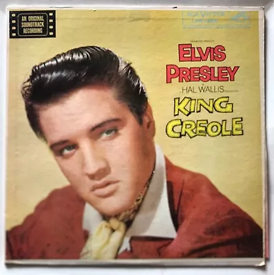 Elvis Presley - King Creole - 1958 - Vinyl LP MONO - First Issue Hollywood Press • $100