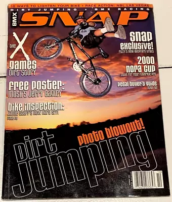 SNAP BMX MAGIZINE - OCTOBER 1999 - Volume 6 Issue 8   Mid-School BMX • $15