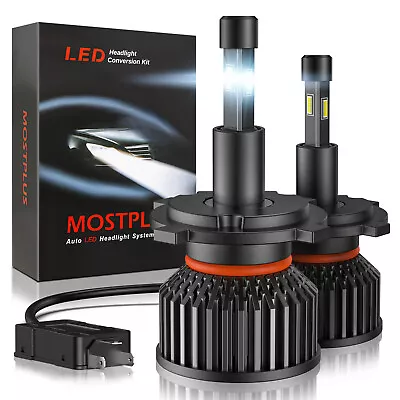 MOSTPLUS 130W 13000LM 4 Sides LED Headlight H4 9003 High/Low Beams 6000K Bulbs • $522.99