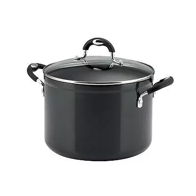 8 Qt Style Gray Non Stick Covered Stock Pot • $33.66