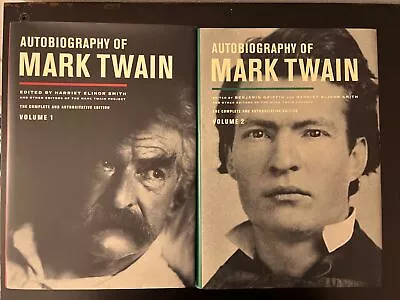 Autobiography Of Mark Twain Volumes 1 And 2 Complete And Authoritative Edition • $100