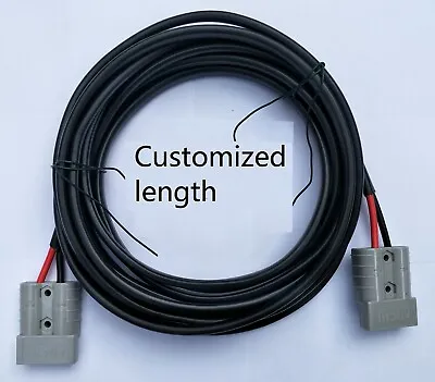 4/4.59/6/7.92/13.57mm^2 Anderson Lead Cable. Customized Length & Gauge. • $35