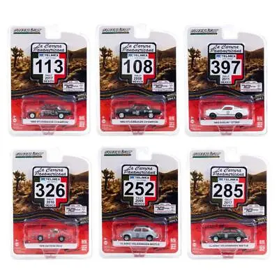 GREENLIGHT 13280 La Carrera Panamericana Series 3 Set Of 6 Diecast Cars 1:64 • $23.96