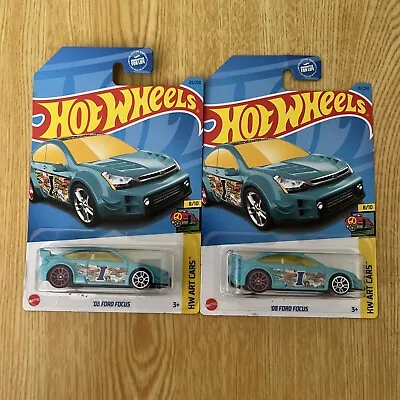 '08 Ford Focus 2023 Hot Wheels #83 HW Art Car 8/10 D Case Lot Of 2 • $12.99