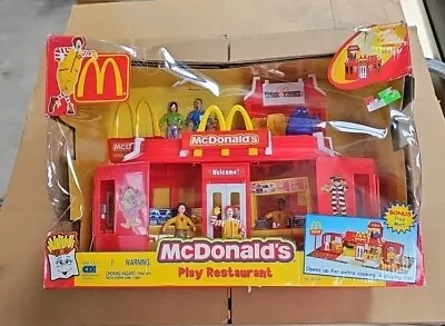 VINTAGE 2003 McDonalds Play Restaurant Playset Drive Thru & Family Ronald New • $235