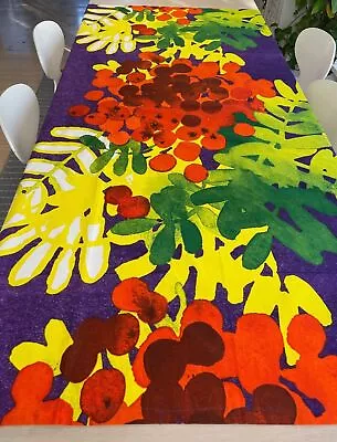 Marimekko Fabric Large Rowan Print Wall Decor Tablecloth Curtain Panel • $207.81