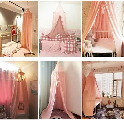 Kids Baby Bed Canopy Mosquito Net Dome Princess Kids Play Tent Kids Baby Crib AU • $86.89