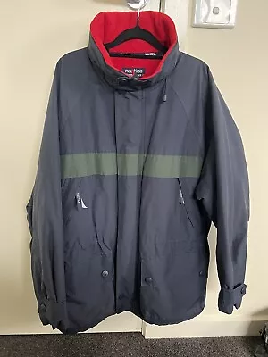 Nautica Jacket Blue Size Medium Vintage • $40