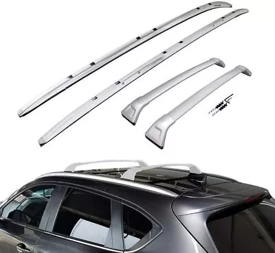 4Pcs Fits For Mazda CX-5 CX5 2017-2021 Roof Side Rail Racks Cross Bars Crossbars • $547.44