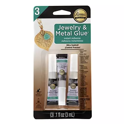 $7.10 • Buy Jewelry Metal Glue For Sterling Silver Stones Leather Earrings Bracelet Making.