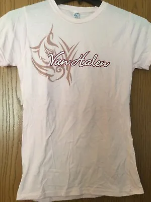 Van Halen - Pink Shirt - 2007 - Ladies - L - Tultex Girly • £38.55