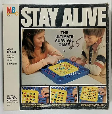 Milton Bradley Stay Alive Ultimate Survival  Game Missing One Marble 1978 • $17