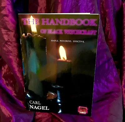 £25 • Buy HANDBOOK OF BLACK WITCHCRAFT Carl Nagel Finbarr Grimoire Magic Spells Occult