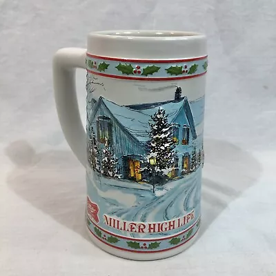 Vintage 1984 Miller High Life Limited Edition Christmas Theme Beer Stein • $19.77