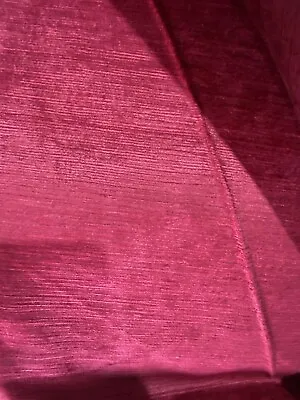 1.9m Laura Ashley Villandry Cranberry Blind Cushion Craft Fabric • £25