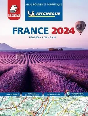 France 2024 - Tourist & Motoring Atlas Multi-flex By Michelin • £15.86