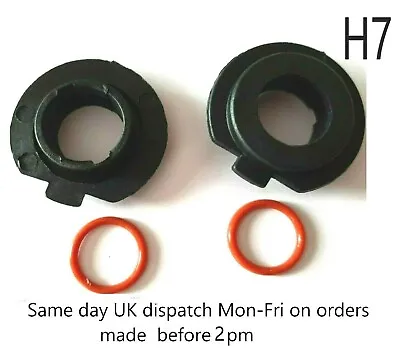 2X H7 LED Car Headlight Bulb Base Adapter Socket Retainer Holder Replacement  • $8.08