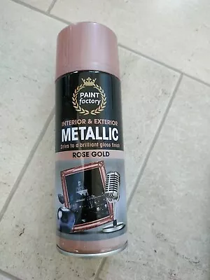 Paint Factory Rose Gold Metallic 400ml • £4.99