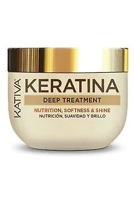 Kativa Luxury Kativa Deep Hair Treatment 300ml Nutrition Softness And Shine • £7.24