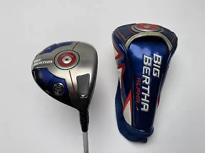 Callaway 2014 Big Bertha Alpha Driver 9* Mitsubishi Rayon Fubuki Stiff RH HC • $96.79