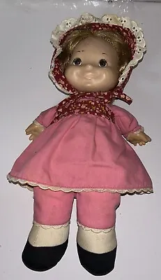 Vintage 1973 Fisher Price Toys Lapsitter Natalie 202 Plush Toy Doll • $15.95