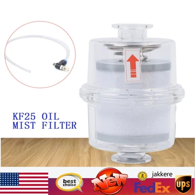 $50.01 • Buy Oil Mist Filter For Vacuum Pump Fume Separator Exhaust Filter KF25 Interface TOP