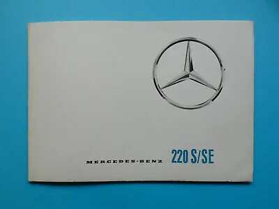 Brochure / Catalogue / Brochure Mercedes - W111 - 220 S And 220 SE - 07/61 • $32.08