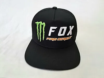 Fox/Monster Pro Circuit Snapback Hat Cap • $30