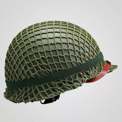 For WWII US Army Paratrooper M1 Helmet Cover Cotton Camouflage Net Collection • £7.18
