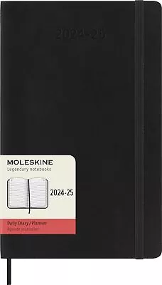 Moleskine Daily Planner 2024-2025 18-Month Planner 2025 Daily Agenda With Soft • $34.54