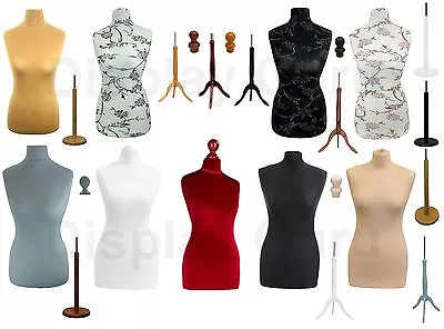 Female Size 10/12 Polystyrene Tailor Tailors Dressmakers Dummy Fashion Mannequin • £39.95