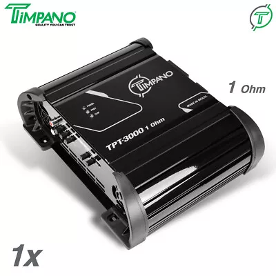 Timpano 3000 Watts Car Audio Amplifier Full Range TPT-3000 1 Ohm 3K Amp By PRV • $189.95