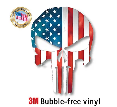 American Flag Sticker Decal Made In Usa Truck Car Suv • $1.89