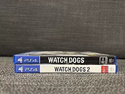 Watch Dogs + Watch Dogs 2 (BRAND NEW) SONY PS4 PlayStation 4 Game Bundle • $35